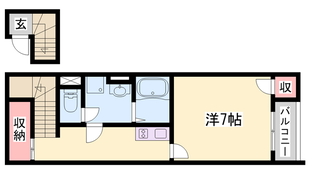 社町駅 バス4分  社小学校下車：停歩15分 2階の物件間取画像